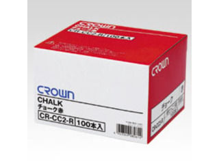 Crown/クラウン チョーク 100本入 赤 CR-CC2-R
