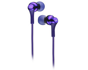 JVC/Victor/ビクター HA-FX26-V（バイオレット）　ステレオミニヘッドホン