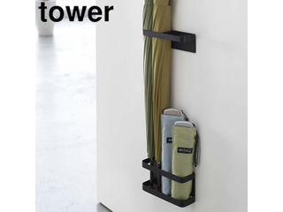 yamazaki　tower YAMAZAKI 山崎実業 tower タワー マグネットアンブレラスタンド ブラック (7642) towe..