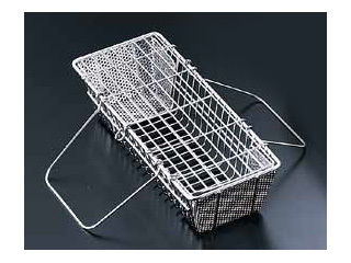 18−8　テーパー型　箸　消毒篭／L