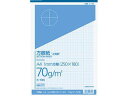 ●A4。●50枚。●ブルー刷（1mm方眼）サイズ：A4 タテ・ヨコ：297・210 目盛り数：250×180 紙厚：70g/m2 枚数：50枚とじ ●1mm方眼 ●刷り色/ブルー刷りホ19　