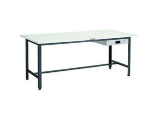 【組立・輸送等の都合で納期に1週間以上かかります】 TRUSCO/トラスコ中山 【代引不可】LEWR型作業台 1800X900XH740 薄型1段引出付 LEWR-1809UDK1(4)