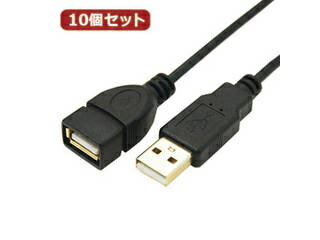 USB2A-AB/CA180X10【1個あたり】●金メッキ極細USBケーブルUSB2AABCA180X10　