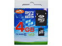 MTC/エムティーシー mtc microSDHCカード 4GB class10　(PK) MT-MSD04GC10W