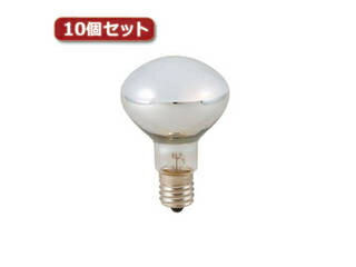 YAZAWA YAZAWA クリプトンレフランプ 50W形 フロスト10個セット R501750X10