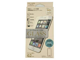 E-SELECT E-SELECT iPhone6/6S用保護ガラスフィルム　厚み0.2ミリ　日本製ガラス ES-I6GLS02CL
