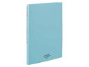 LIHIT LAB./リヒトラブ AQUA DROPs クリヤーブック ポケット交換タイプ A4判タテ型(15ポケット)・30穴 N-5015-28 青緑
