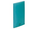 LIHIT LAB./リヒトラブ AQUA DROPs クリヤーブック A4判タテ型(20ポケット) N-5000-28 青緑