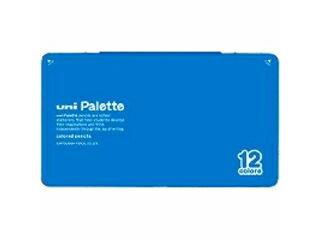 uni/三菱鉛筆 uni Palette ユニ パレット 色えんぴつ 12色セット 水色 K88012CPLT.8