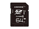 HIDISC/nCfBXN SDXCJ[h 64GB CLASS10 UHS-1Ή HDSDX64GCL10UIJP3