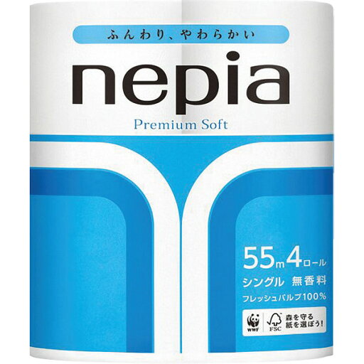 ネピア プレミアムソフトトイレット(4ロール) シングル ネピア プレミアムソフトトイレット(4ロール) シングル