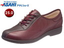 ASAHI アサヒシューズ KS23511 快歩主義 L135 レディース ウォーキングシューズ 【25.0cm・3E】 (ワイン)