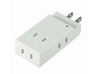 朝日電器/ELPA A-CT004SB(W) コンパクトタップ 耐雷(4個口) ホワイト