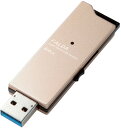 ELECOM エレコム 高速USB3.0メモリ(スライドタイプ) 64GB ゴールド MF-DAU3064GGD(2)