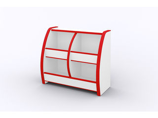 Juei Art/充英アート【メーカー直送代引不可】 【EVA KIDS/EVAキッズ】おもちゃ箱 幅65.3cm OB-65MR レッド 【同梱不可】 【沖縄・九州・北海道・離島お届け不可/配送時間指定不可】