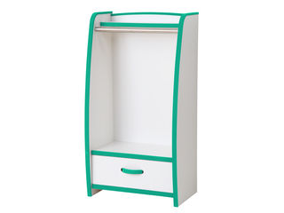 Juei Art/充英アート【メーカー直送代引不可】 【EVA KIDS/EVAキッズ】ハンガーラック 幅48cm HRJ-48HG グリーン 【同梱不可】 【沖縄・九州・北海道・離島お届け不可/配送時間指定不可】