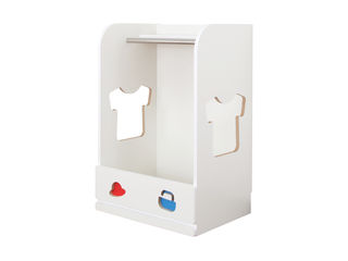 Juei Art/充英アート【メーカー直送代引不可】 【TRAINING KIDS/おかたづけしたくなるシリーズ】 ハンガーラック 男の子タイプ TSH-59HBW 【同梱不可】 【沖縄・九州・北海道・離島お届け不可/配送時間指定不可】