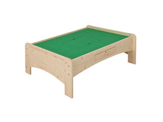 Juei Art/充英アート【メーカー直送代引不可】 天然木プレイテーブル 幅120cm JJ-120PTN ナチュラル 【同梱不可】 【沖縄・九州・北海道・離島お届け不可/配送時間指定不可】