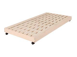 Juei Art/充英アート【メーカー直送代引不可】 【パインフレームのすのこペアベッド】 下段ベッド シン..