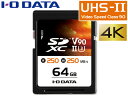 IEO DATA ACEI[Ef[^ UHS-II UHSXs[hNX3/Video Speed Class 90Ή SDXC[J[h 64GB SD2U3-64G