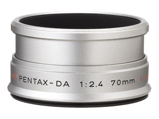 発売日：2013年10月下旬HD DA70mmLimitedシルバー用レンズフードMHRF49　