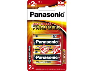 ■　使用推奨期限10年※1で長期のストックにもおすすめ！■　液もれ防止※2製法Ag＋採用で、大切な機器にも安心して使用可能！&#8203;■　タフコート採用で長期使用における接触抵抗の上昇を半減※3※1 使用推奨期限(JIS準拠)において　保存条件　温度:20℃±2℃　相対湿度:55%±20%※2 乾電池を誤使用された場合は、液もれする場合があります※3 従来品比単2:LR14XJ　使用推奨期限2025年3月以前品 商品情報 タイプアルカリ乾電池形状単2形電圧1.5V寸法約Φ26.2×50.0mm質量約64g/1本あたり使用推奨期限10年 LR14XJ2B　