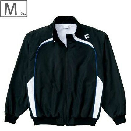 CONVERSE コンバース 【メンズ】ウォームアップジャケット 裾フライス仕様【ブラック×ホワイト】【Mサ..
