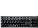 ELECOM エレコム メンブレン USBキーボード 108キー Lサイズ ブラック TK-FCM062BK
