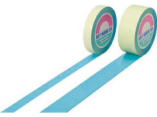 J.G.C. 日本緑十字社 ガードテープ(ラインテープ) 水色 50mm幅×100m 屋内用 148068(4)