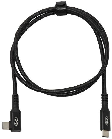 ainex アイネックス PD240W対応 USB2.0 Type-Cケーブル C横L型 - C 1m U20CC-LM10P24 ainex アイネックス PD240W対応 USB2.0 Type-Cケーブル C横L型 - C 1m U20CC-LM10P24