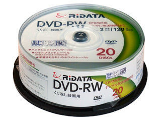 RiTEK/ライテック DVD-RW120.20WHT DVD-RW (20