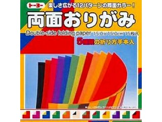 トーヨー 両面折紙15.0CM 4013