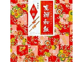トーヨー 友禅千代紙紅彩 15201