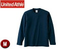United Athle/ユナイテッドアスレ 501001C 5.6オンス ロングスリーブTシャツ アダルトサイズ 【M】 (ネイビー)