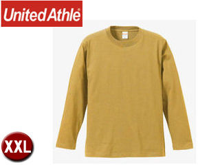 United Athle/ユナイテッドアスレ 501001CX 5.6オンス ロングスリーブTシャツ アダルトサイズ 【XXL】 (サンドカーキ)