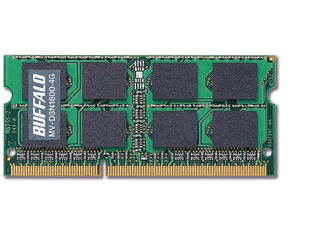 BUFFALO バッファロー D3N1600-4G相当 法人向け(白箱)6年保証 PC3-12800 DDR3 SDRAM S.O.DIMM 4GB MV-D3N1600-4G 単品購入のみ可（取引先倉庫からの出荷のため） クレジットカード決済 代金引換決済のみ