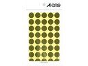 A・one/エーワン カラーラベル 15mm丸 金 07031