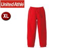 United Athle/ユナイテッドアスレ 10.0オンス スウェットパンツ(パイル)アダルト 【XL】 (レッド)