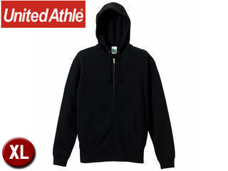 United Athle/ユナイテッドアスレ 521301 10.0オンス スウェットフルジップパーカ(パイル) 【XL】 (ブラック)