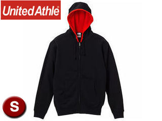 United Athle/ユナイテッドアスレ 521301 10.0オンス スウェットフルジップパーカ(パイル) 【S】 (ブラック×レッド) United Athle/ユナイテッドアスレ 521301 10.0オンス スウェットフルジップパーカ(パイル) 【S】 (ブラック×レッド)