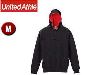United Athle/ユナイテッドアスレ 10.0オンス スウェットプルオーバーパーカ（パイル） 【M】 （ブラッ..