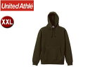 United Athle/ユナイテッドアスレ 10.0オンス スウェットプルオーバーパーカ(パイル) 【XXL】 (オリーブ)(4)