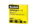3M/スリーエムジャパン 【Scotch/スコッチ】透明両面テープ 24mm×35m 665-3-24 裏紙(はく離紙)なし