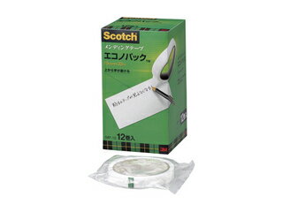 3M スリーエムジャパン Scotch スコッチ メンディングテープエコノパック 15mm MP-15 （大巻）巻芯径76mm 21_12mp10 3m_scta