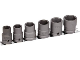 TRUSCO トラスコ中山 インパクト用ソケット6個組セット 差込角12.7mm T4-5SET