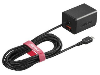 BUFFALO バッファロー AC-USB 2.4A microUSB 1.8m/自動判別USBx1 ブラック BSMPA2401BC2BK BUFFALO バッファロー AC-USB 2.4A microUSB 1.8m/自動判別USBx1 ブラック BSMPA2401BC2BK