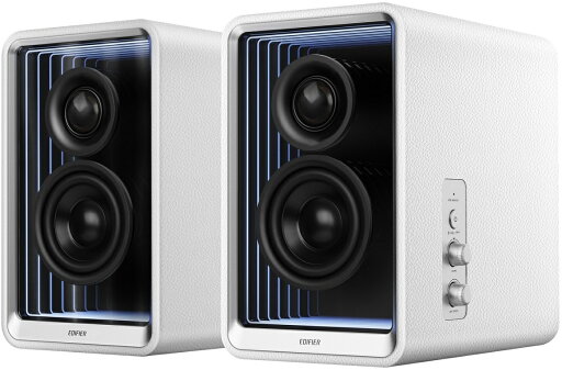 Edifier エディファイア GaN充電器搭載2.0アクティブスピーカー ワイヤレス対応 ホワイト ED-QR65-WH Edifier エディファイア GaN充電器搭載2.0アクティブスピーカー ワイヤレス対応 ホワイト ED-QR65-WH