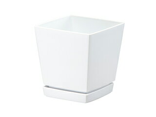 YAMATO 大和プラスチック クエンチローポット 皿付5号 0.8L ホワイト