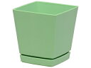 YAMATO 大和プラスチック クエンチローポット 6号 アッシュグリーン(4)