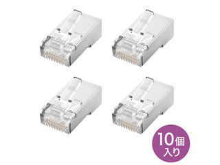 サンワサプライ STPコネクタ(より線用) 10個入り ADT-STP-Y10 サンワサプライ STPコネクタ(より線用) 10個入り ADT-STP-Y10